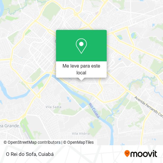 O Rei do Sofa mapa