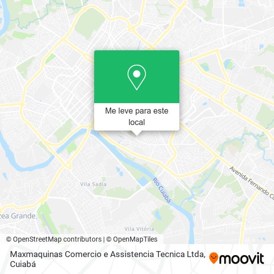 Maxmaquinas Comercio e Assistencia Tecnica Ltda mapa