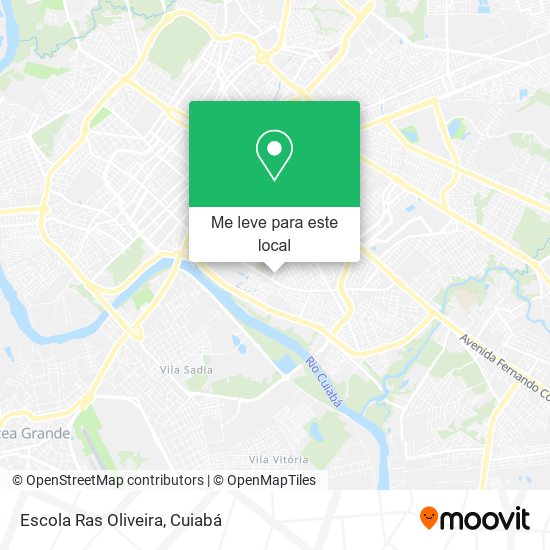 Escola Ras Oliveira mapa