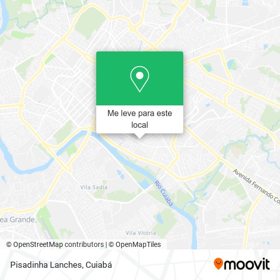 Pisadinha Lanches mapa