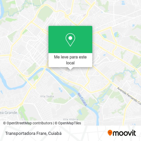 Transportadora Frare mapa