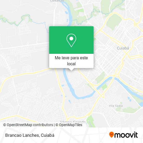 Brancao Lanches mapa