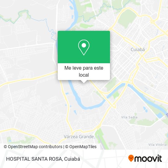 HOSPITAL SANTA ROSA mapa
