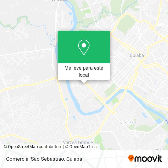 Comercial Sao Sebastiao mapa