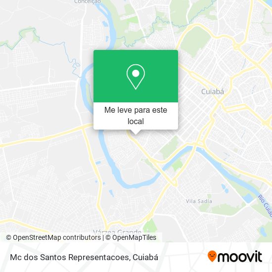 Mc dos Santos Representacoes mapa