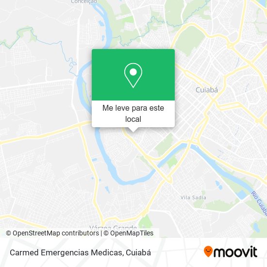 Carmed Emergencias Medicas mapa