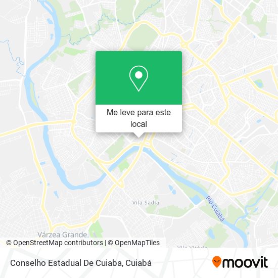 Conselho Estadual De Cuiaba mapa