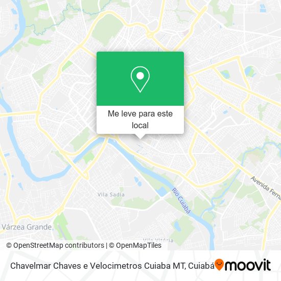 Chavelmar Chaves e Velocimetros Cuiaba MT mapa