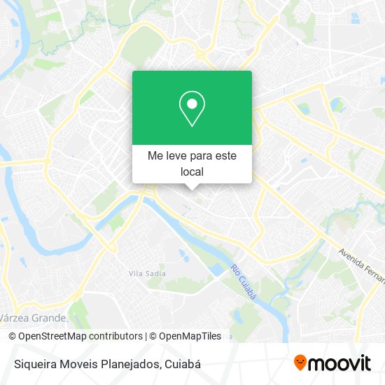 Siqueira Moveis Planejados mapa