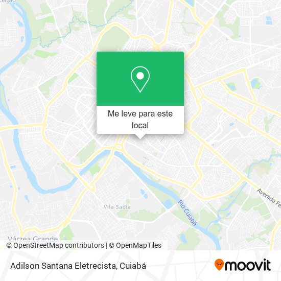 Adilson Santana Eletrecista mapa
