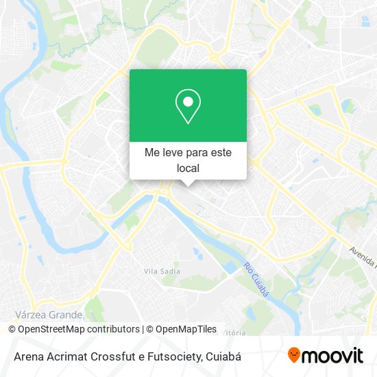 Arena Acrimat Crossfut e Futsociety mapa