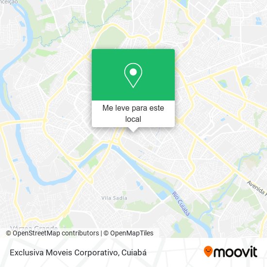 Exclusiva Moveis Corporativo mapa