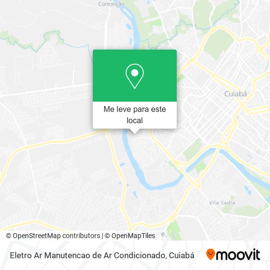 Eletro Ar Manutencao de Ar Condicionado mapa