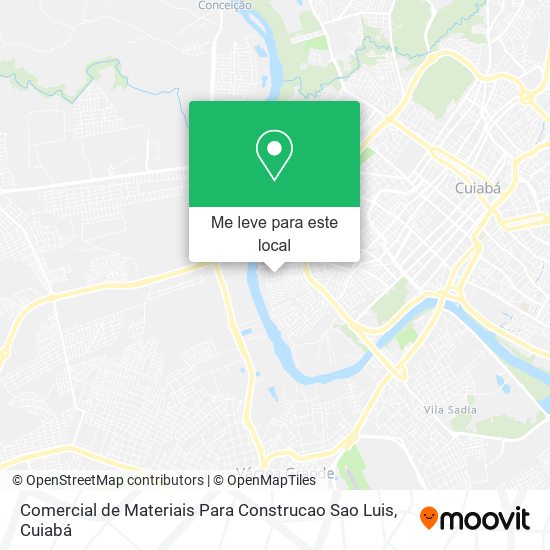 Comercial de Materiais Para Construcao Sao Luis mapa