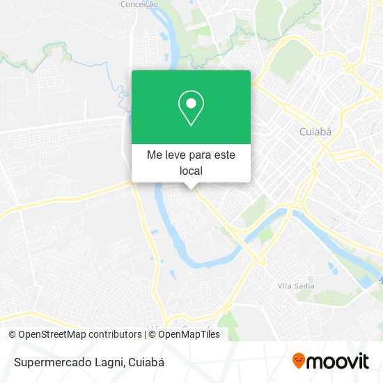 Supermercado Lagni mapa