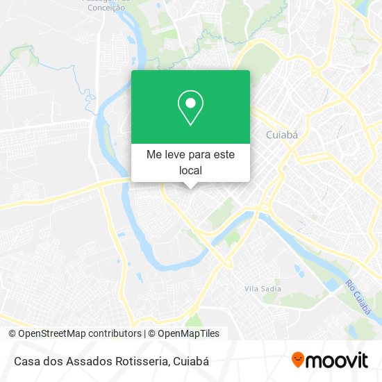 Casa dos Assados Rotisseria mapa