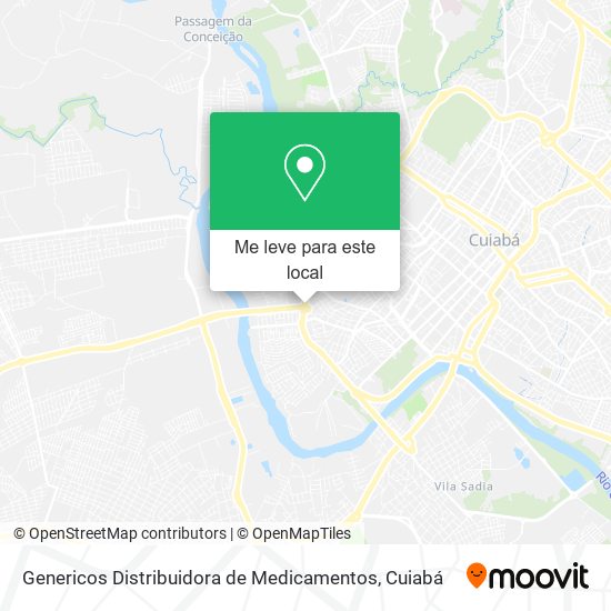 Genericos Distribuidora de Medicamentos mapa