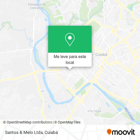 Santos & Melo Ltda mapa