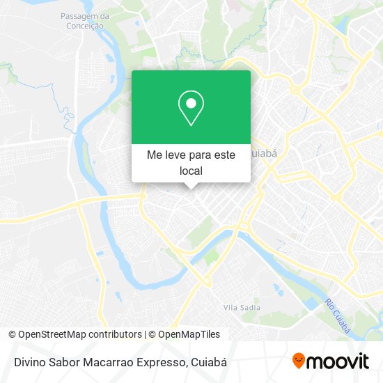 Divino Sabor Macarrao Expresso mapa