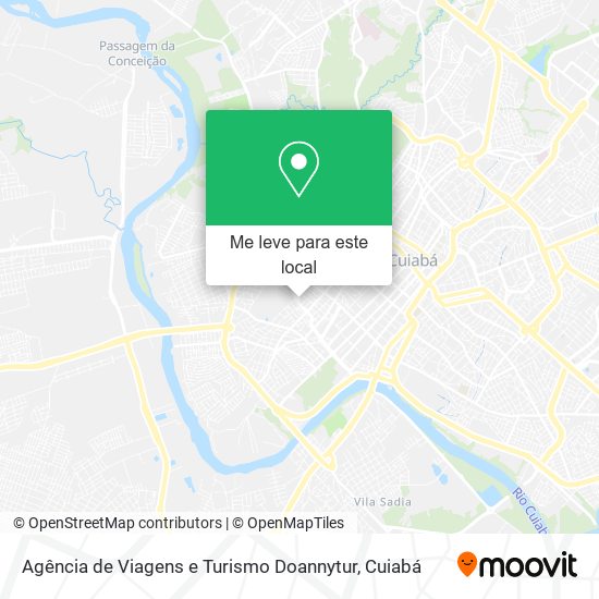Agência de Viagens e Turismo Doannytur mapa