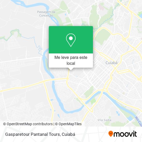 Gasparetour Pantanal Tours mapa