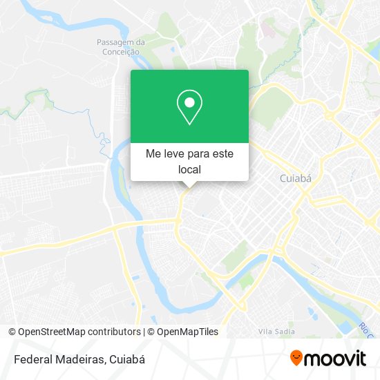 Federal Madeiras mapa