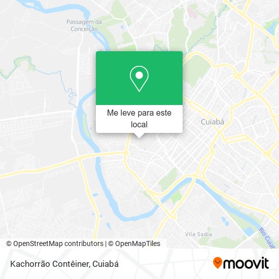 Kachorrão Contêiner mapa
