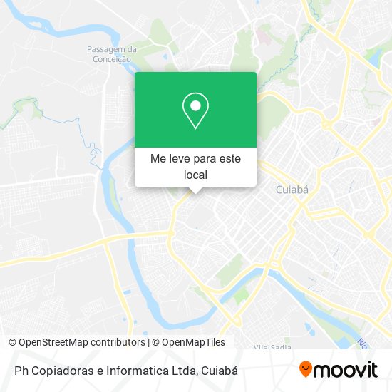 Ph Copiadoras e Informatica Ltda mapa