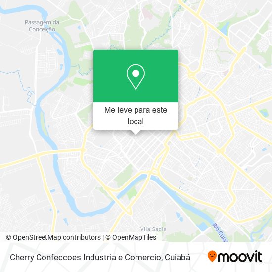 Cherry Confeccoes Industria e Comercio mapa