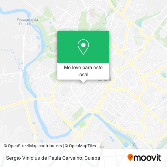 Sergio Vinicius de Paula Carvalho mapa