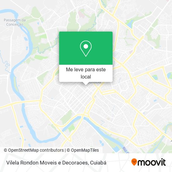 Vilela Rondon Moveis e Decoraoes mapa