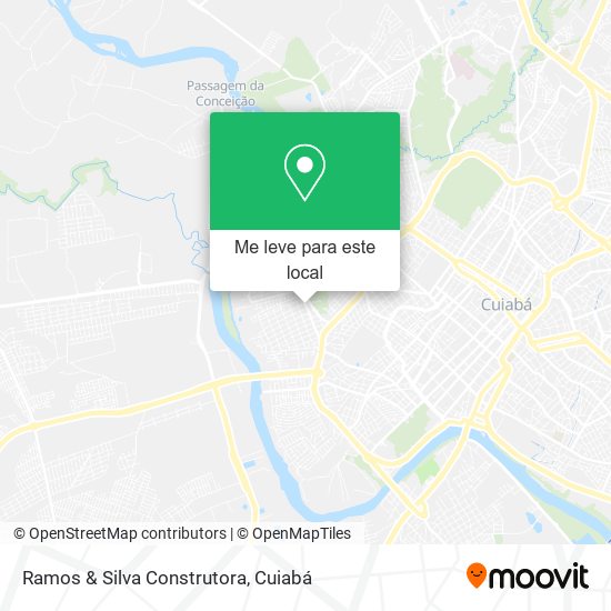 Ramos & Silva Construtora mapa