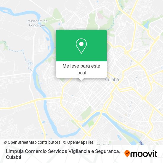 Limpuja Comercio Servicos Vigilancia e Seguranca mapa