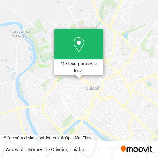 Ariovaldo Gomes de Oliveira mapa