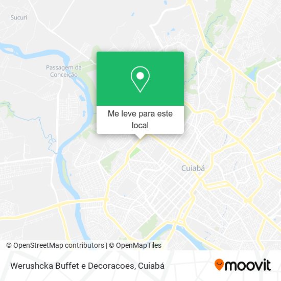 Werushcka Buffet e Decoracoes mapa