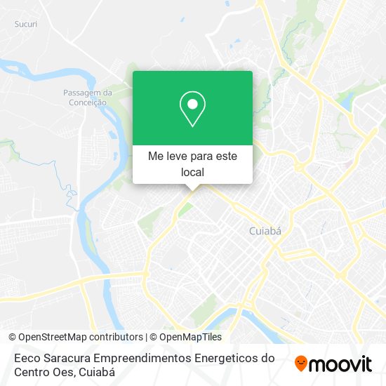 Eeco Saracura Empreendimentos Energeticos do Centro Oes mapa