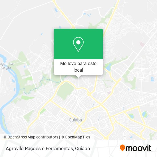 Agrovilo Rações e Ferramentas mapa