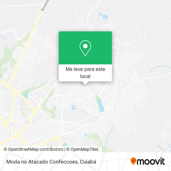 Moda no Atacado Confeccoes mapa