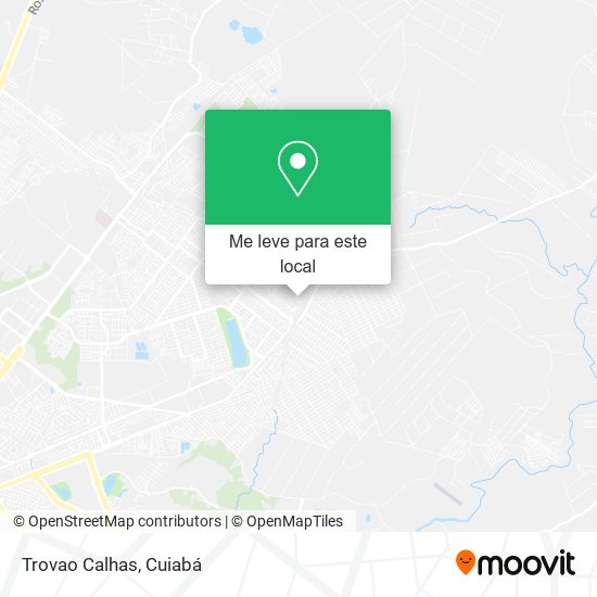 Trovao Calhas mapa