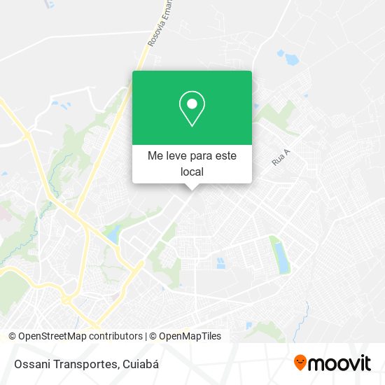 Ossani Transportes mapa