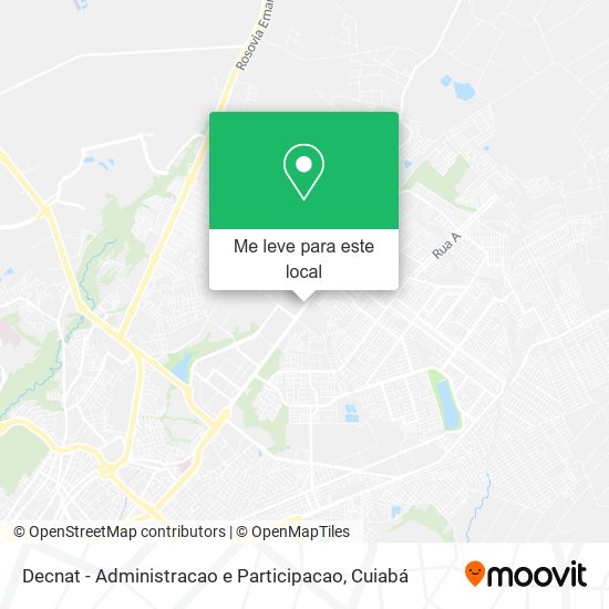 Decnat - Administracao e Participacao mapa