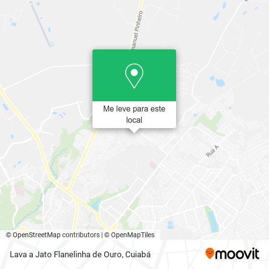 Lava a Jato Flanelinha de Ouro mapa