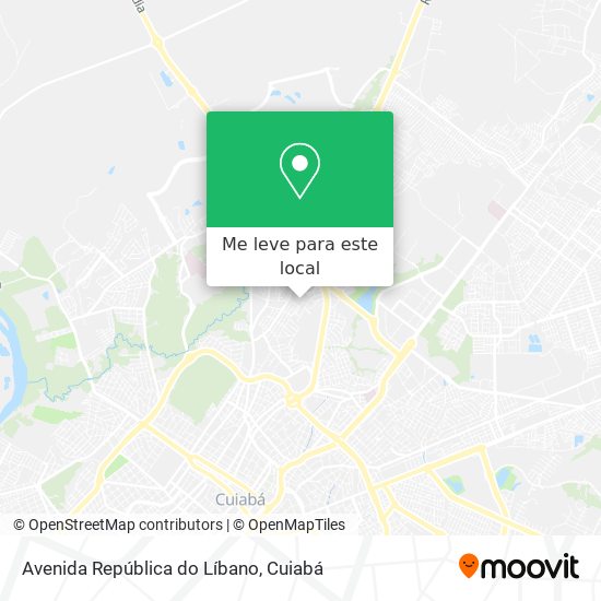 Avenida República do Líbano mapa