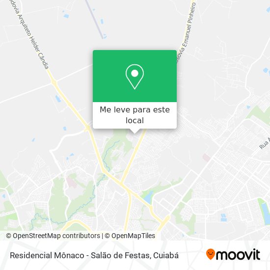 Residencial Mônaco - Salão de Festas mapa