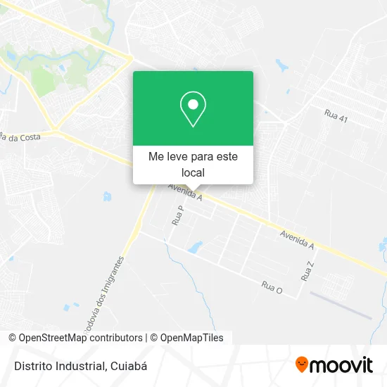 Distrito Industrial mapa