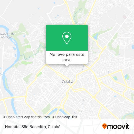 Hospital São Benedito mapa