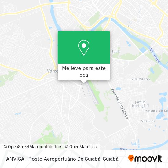 ANVISA - Posto Aeroportuário De Cuiabá mapa