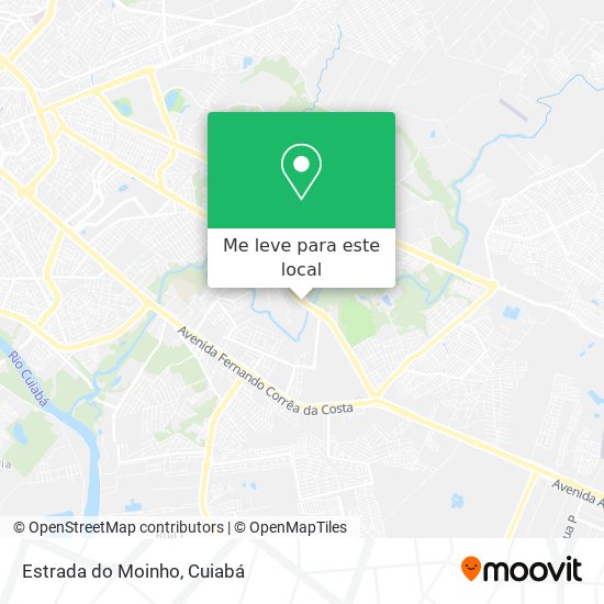 Estrada do Moinho mapa