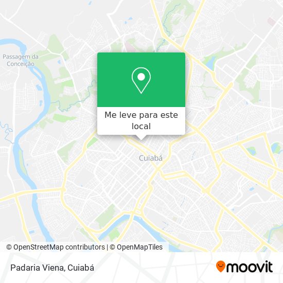 Padaria Viena mapa