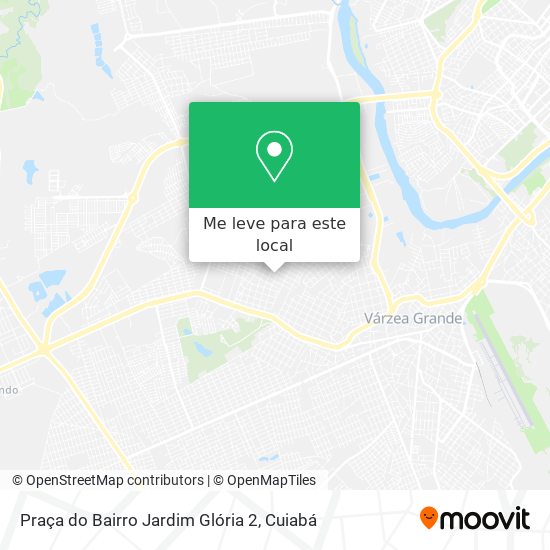 Praça do Bairro Jardim Glória 2 mapa
